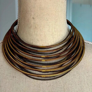 Jenny Bird Silver Illa Collar Necklace